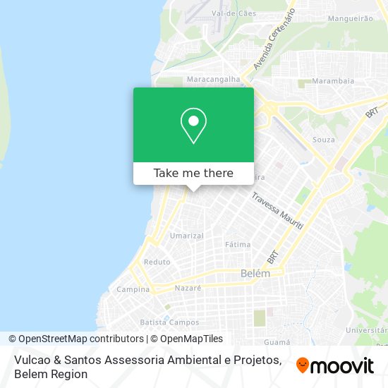 Vulcao & Santos Assessoria Ambiental e Projetos map