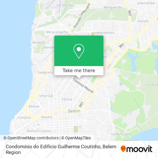 Mapa Condomínio do Edifício Guilherme Coutinho