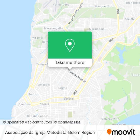 Mapa Associação da Igreja Metodista