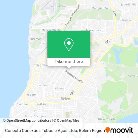 Mapa Conecta Conexões Tubos e Aços Ltda