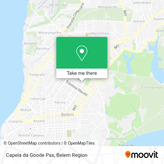 Capela da Goode Pax map