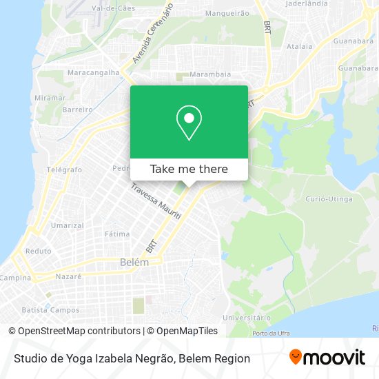 Studio de Yoga Izabela Negrão map