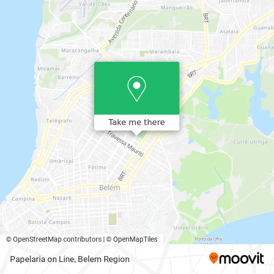 Papelaria on Line map