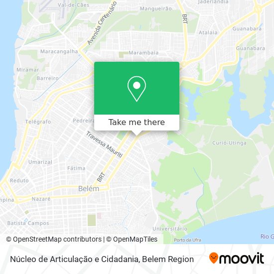 Núcleo de Articulação e Cidadania map