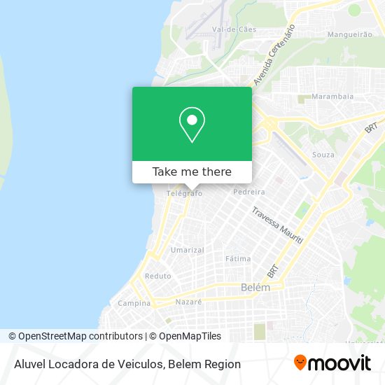 Aluvel Locadora de Veiculos map