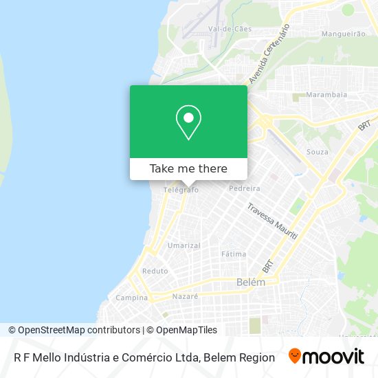 R F Mello Indústria e Comércio Ltda map