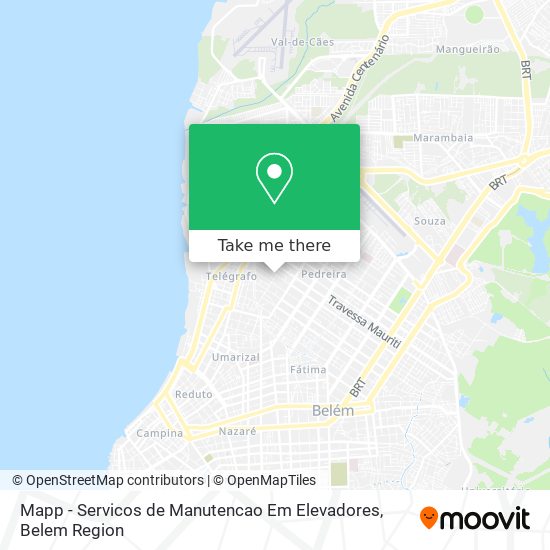 Mapp - Servicos de Manutencao Em Elevadores map