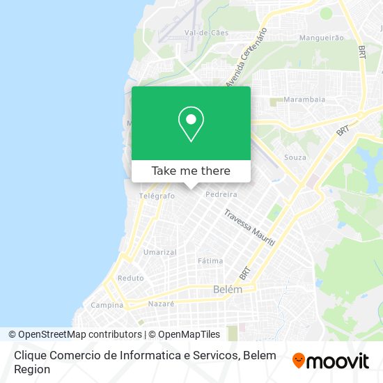 Clique Comercio de Informatica e Servicos map