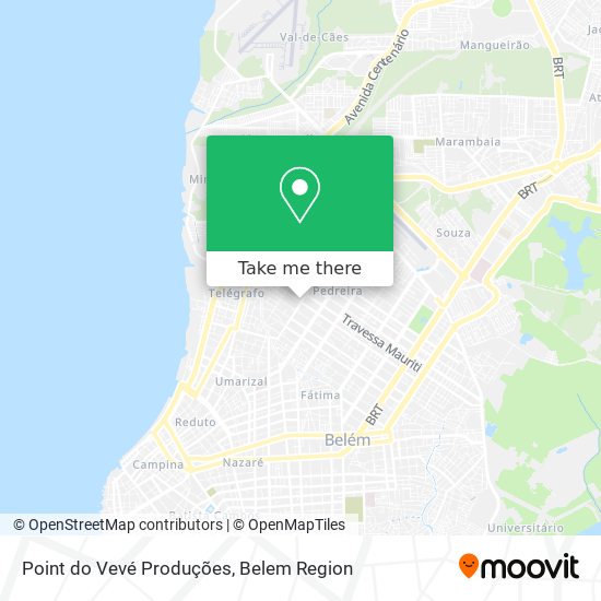 Point do Vevé Produções map