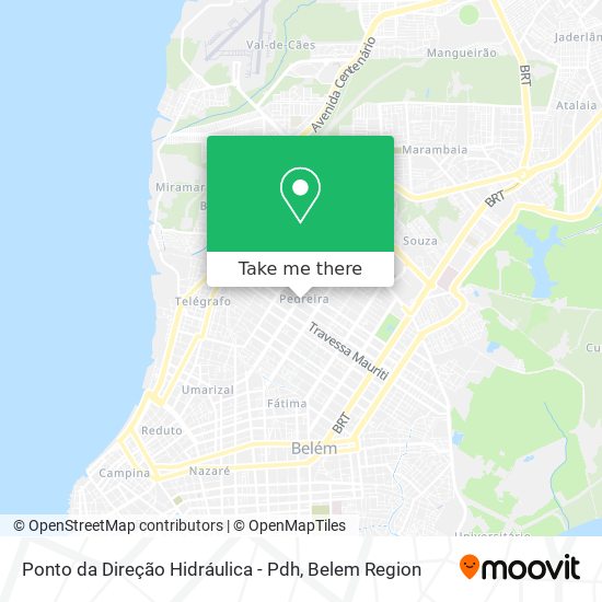 Ponto da Direção Hidráulica - Pdh map