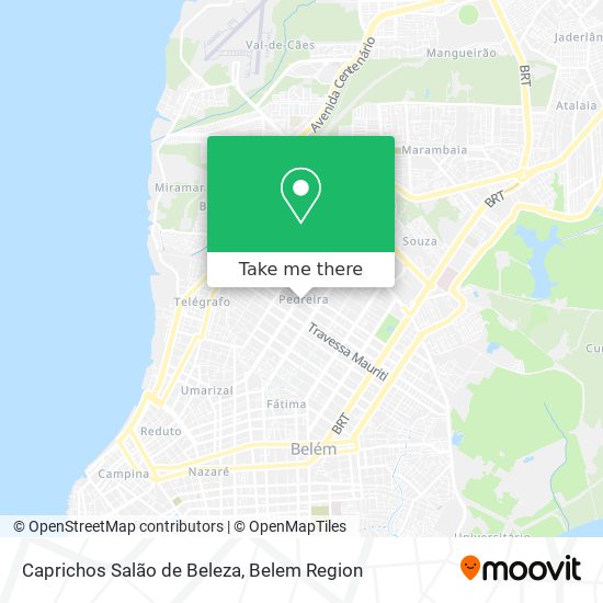 Caprichos Salão de Beleza map