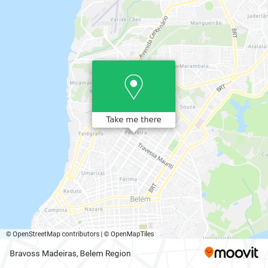 Bravoss Madeiras map