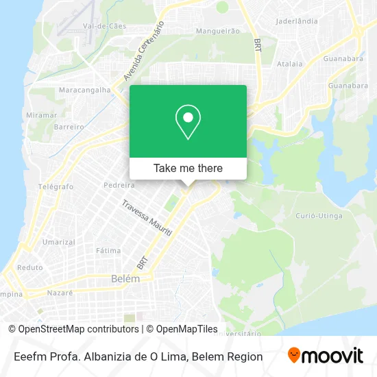 Eeefm Profa. Albanizia de O Lima map