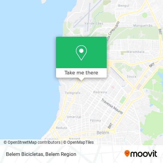 Belem Bicicletas map