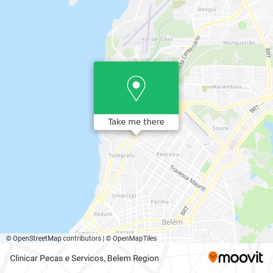 Clinicar Pecas e Servicos map