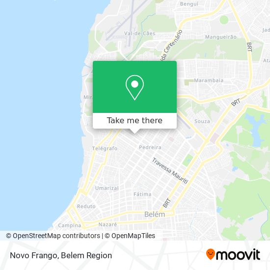 Novo Frango map