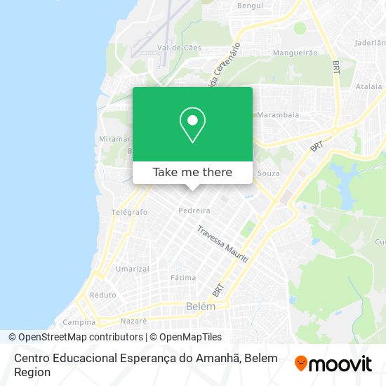 Mapa Centro Educacional Esperança do Amanhã