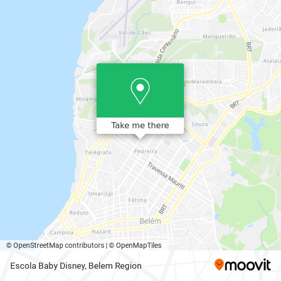 Escola Baby Disney map