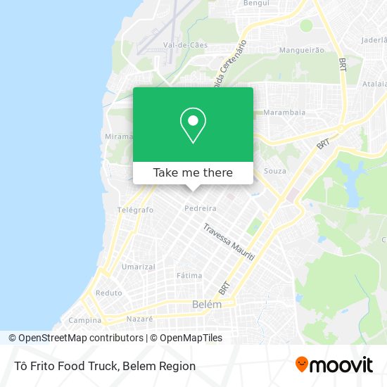 Mapa Tô Frito Food Truck