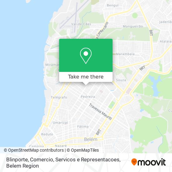 Mapa Blinporte, Comercio, Servicos e Representacoes