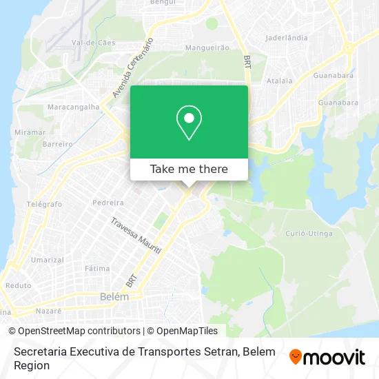 Secretaria Executiva de Transportes Setran map