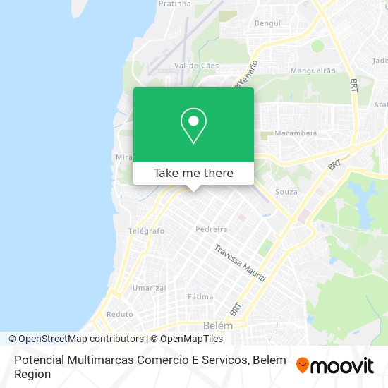 Potencial Multimarcas Comercio E Servicos map