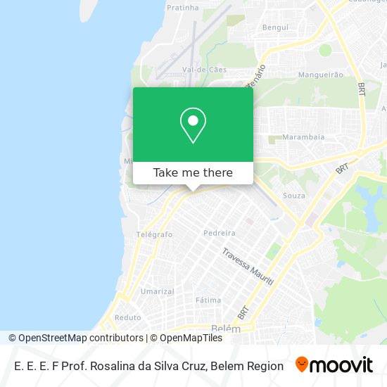 E. E. E. F Prof. Rosalina da Silva Cruz map