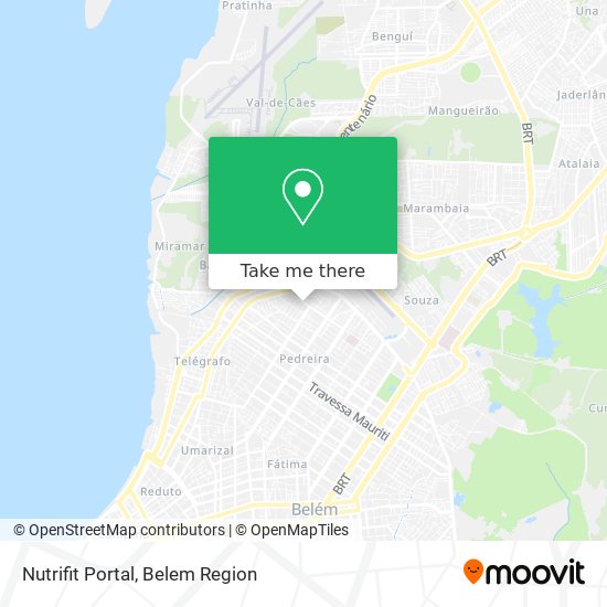 Nutrifit Portal map