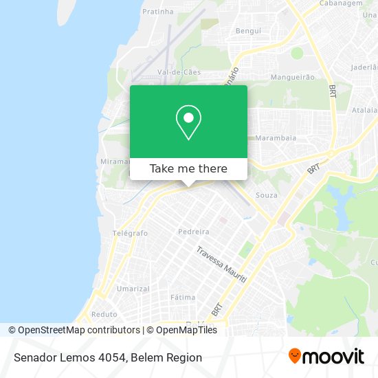 Senador Lemos 4054 map