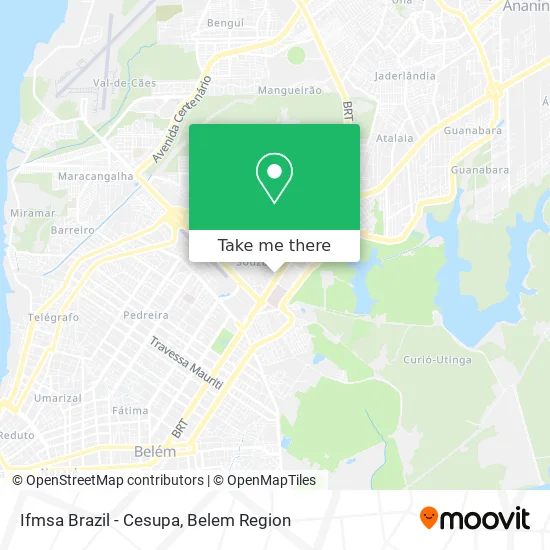 Ifmsa Brazil - Cesupa map