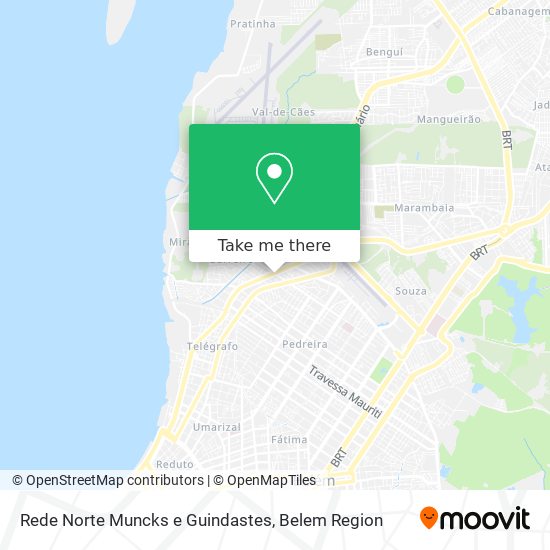 Mapa Rede Norte Muncks e Guindastes