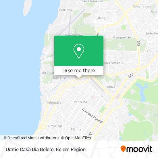 Udme Casa Dia Belém map