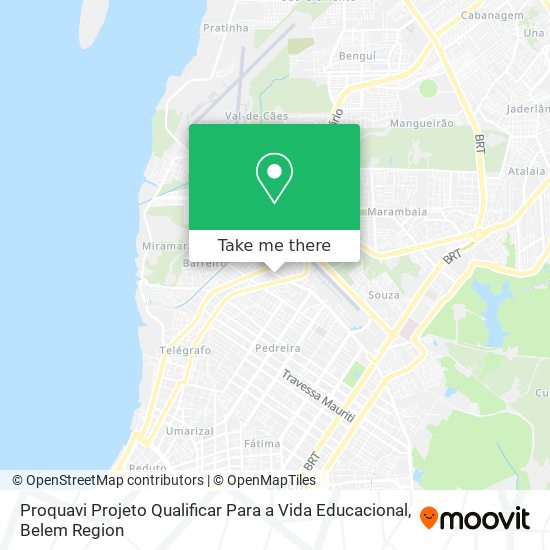 Mapa Proquavi Projeto Qualificar Para a Vida Educacional