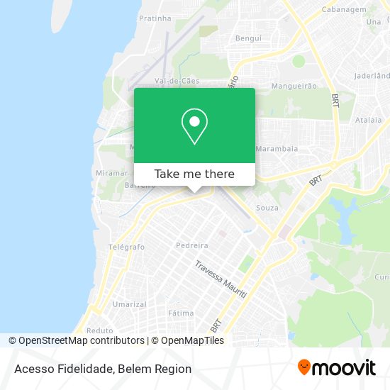 Acesso Fidelidade map