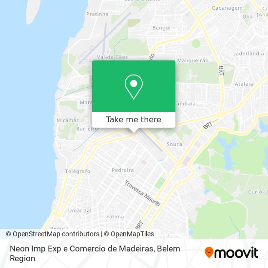 Mapa Neon Imp Exp e Comercio de Madeiras