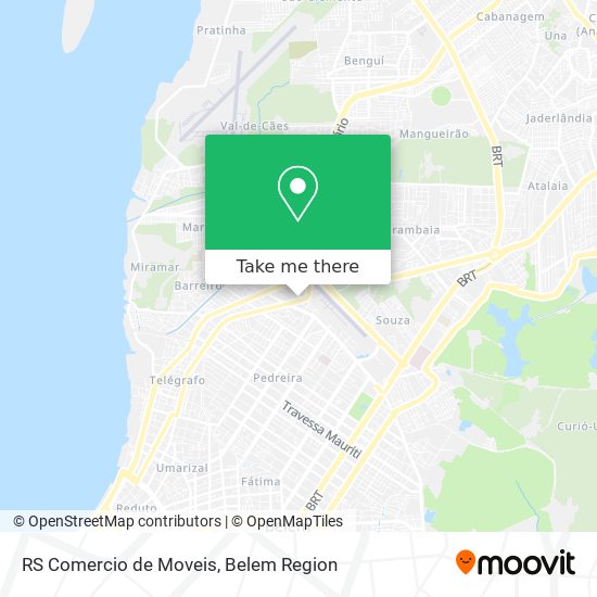 RS Comercio de Moveis map