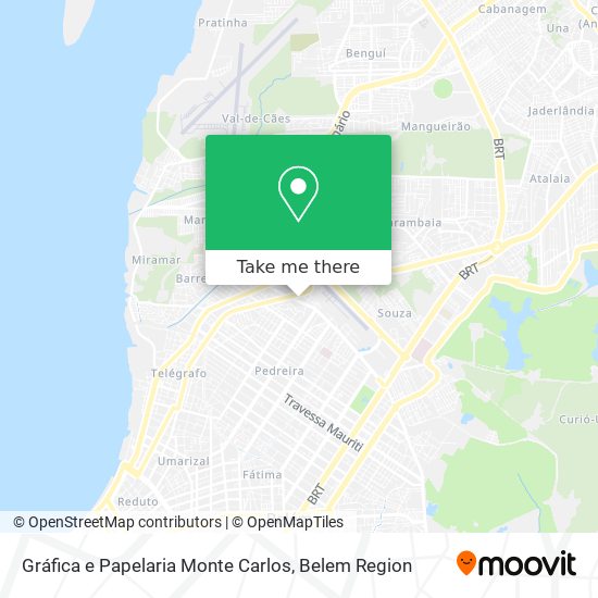 Gráfica e Papelaria Monte Carlos map