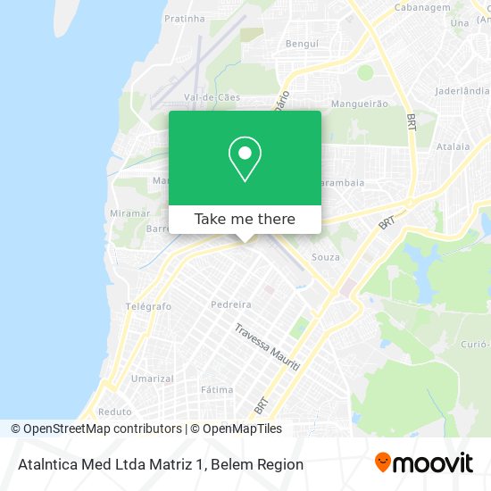 Atalntica Med Ltda Matriz 1 map