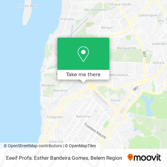 Eeeif Profa. Esther Bandeira Gomes map