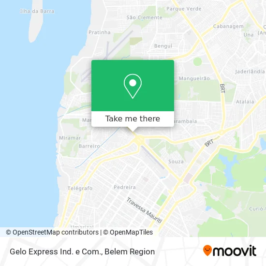 Gelo Express Ind. e Com. map