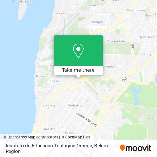 Instituto de Educacao Teologica Omega map