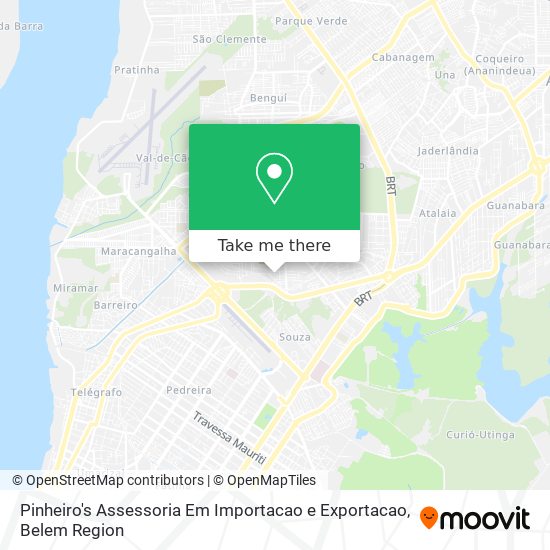 Mapa Pinheiro's Assessoria Em Importacao e Exportacao