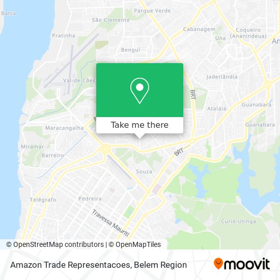 Amazon Trade Representacoes map