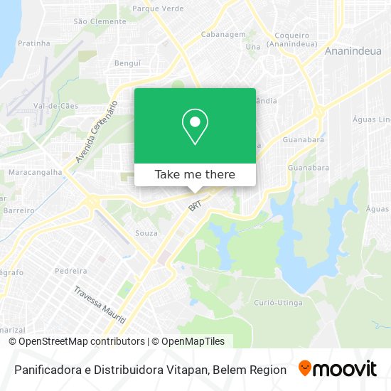 Panificadora e Distribuidora Vitapan map