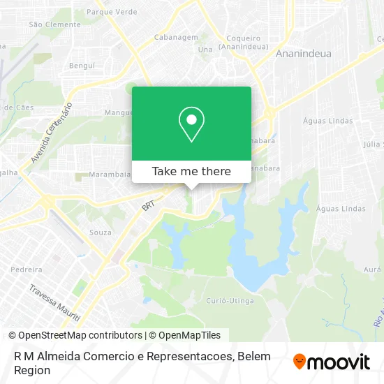 R M Almeida Comercio e Representacoes map