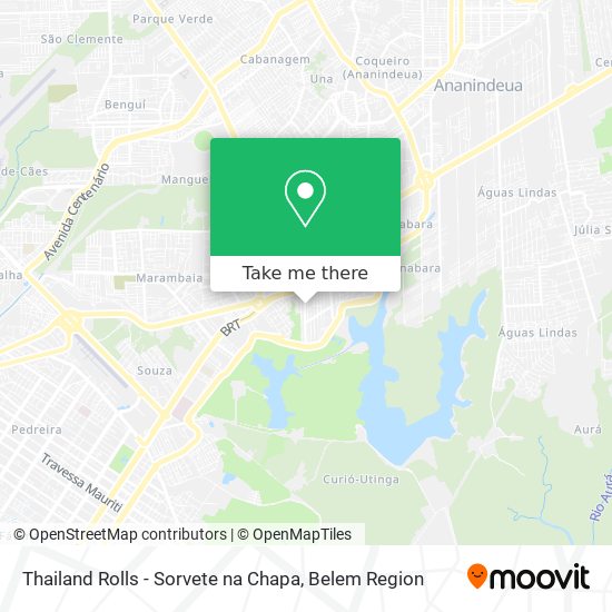 Thailand Rolls - Sorvete na Chapa map