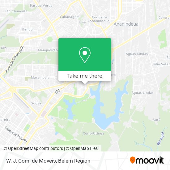 Mapa W. J. Com. de Moveis