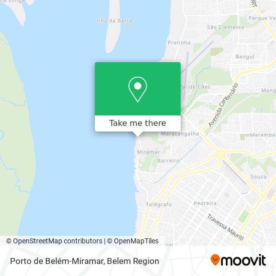 Porto de Belém-Miramar map