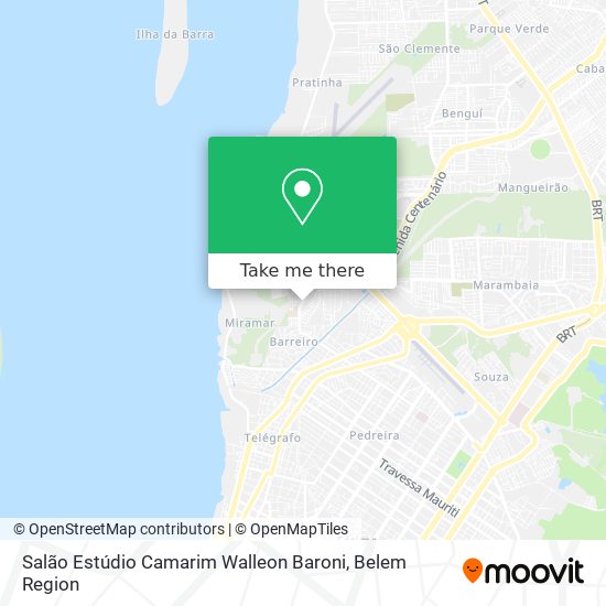 Salão Estúdio Camarim Walleon Baroni map