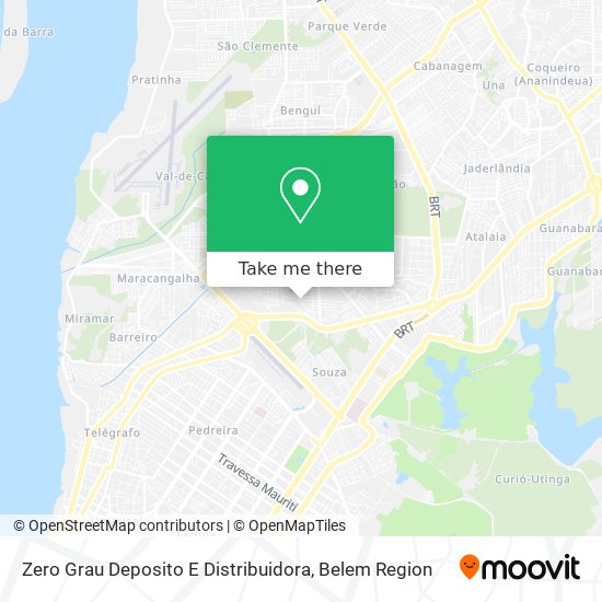 Zero Grau Deposito E Distribuidora map